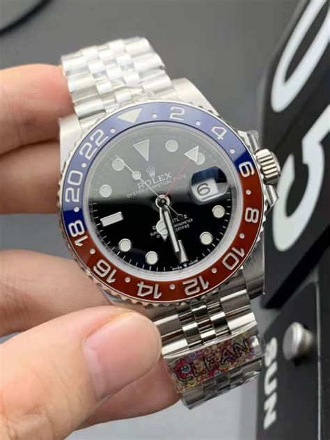 rolex gmt master ii pepsi real vs fake|rolex gmt master 2 size.